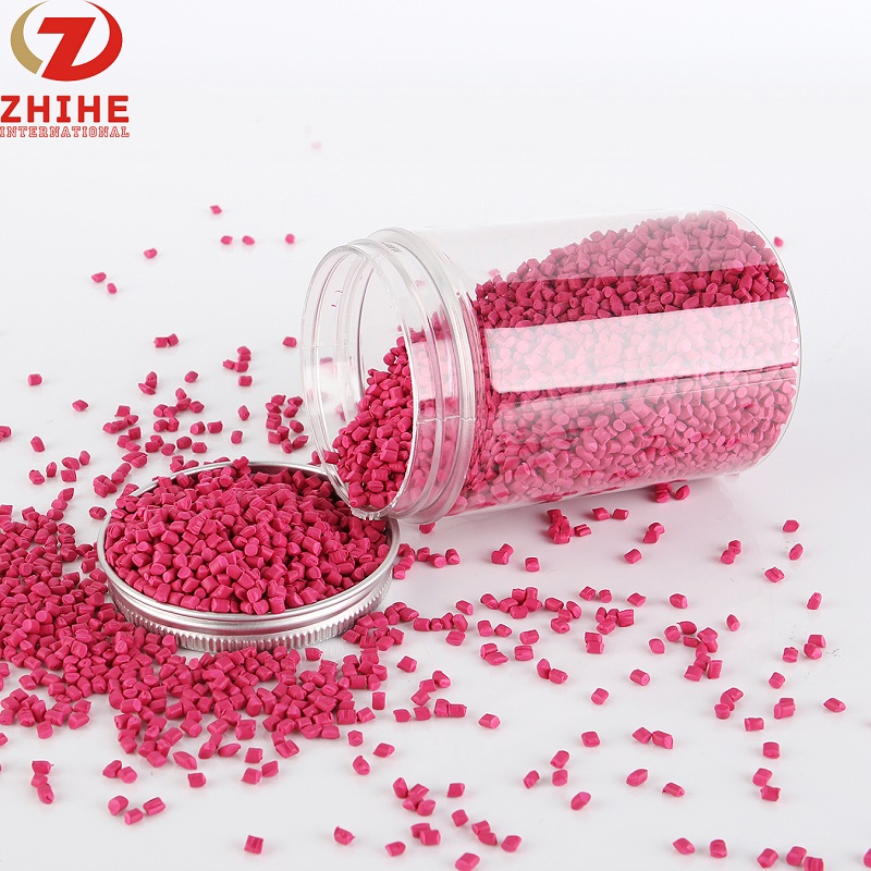 Pink masterbatch til lldpe ldpe hdpe råmateriale